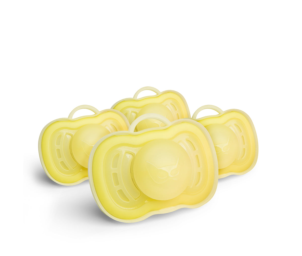 4er-Pack Schnuller, 6+ Monate, Gelb